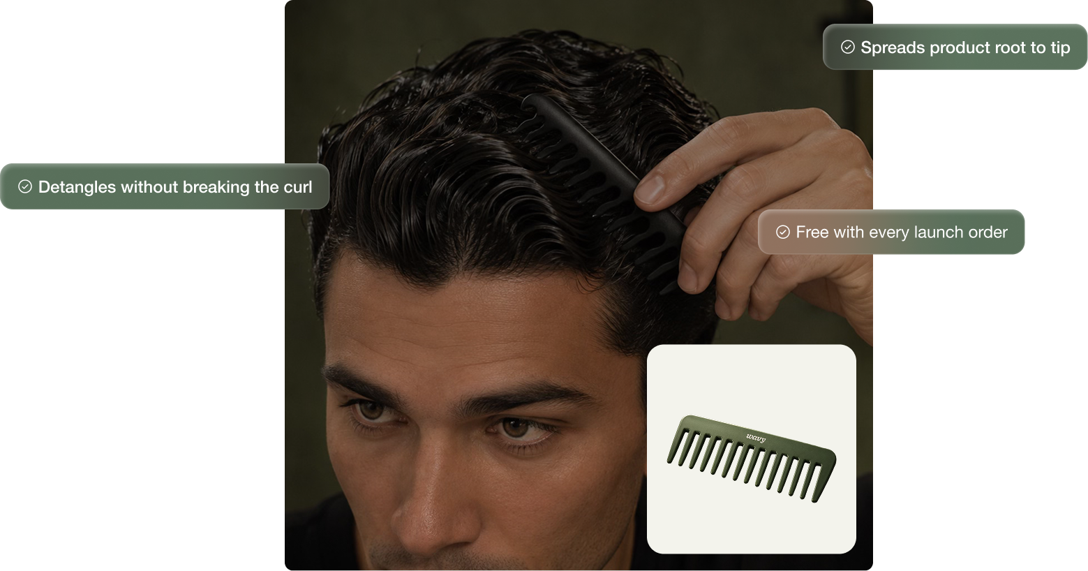 Why a comb, not a gimmick