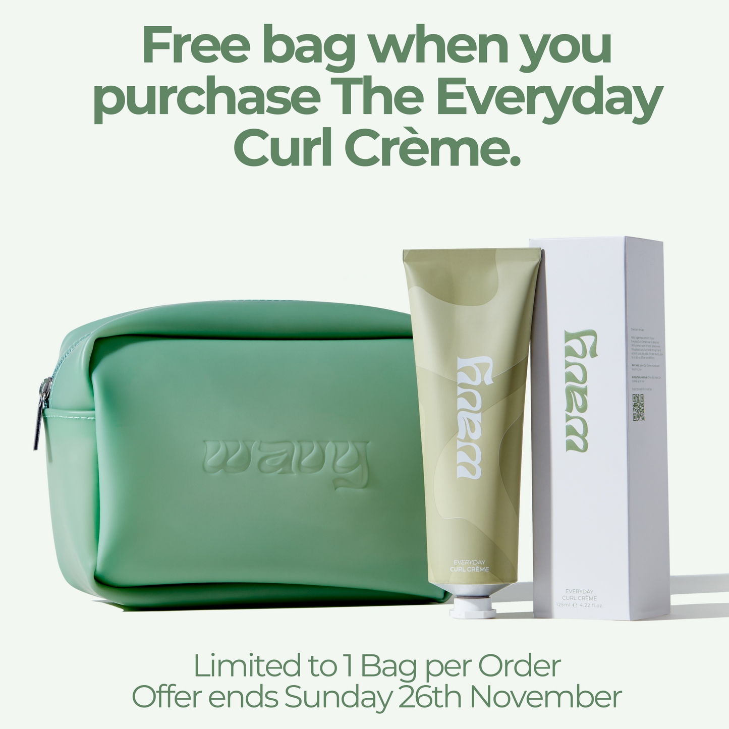 Everyday Curl Crème 125ml + Free Washbag